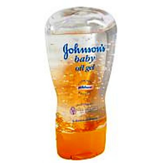 Johnsons Baby Oil Gel mit einem frischen Blumenstrauß 200 ml