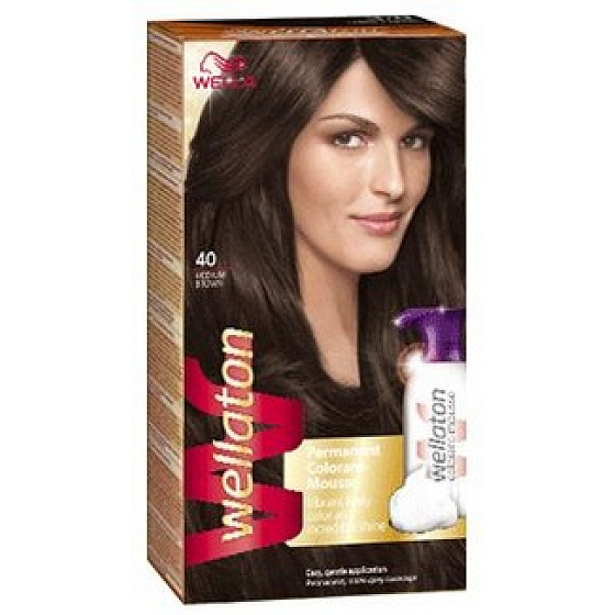 Wella Wellaton Foam Haarfarbe 4/0 Mittelbraun