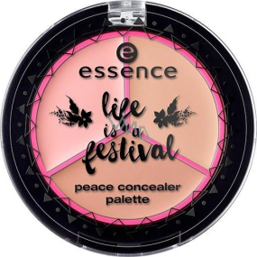 Essence Life ist ein Festival Peace Concealer Palette Concealer Palette 01 Ein Stück Frieden 2,67 g