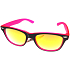 Dudes & Dudettes Sonnenbrille für Kinder rosa gelbes Glas JK4080