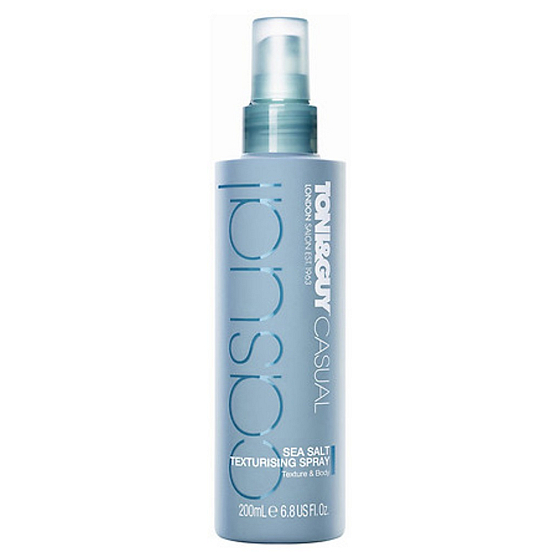 Toni & Guy Casual Meersalz Styling Spray mit Meersalz für Definition und Haarform 200 ml