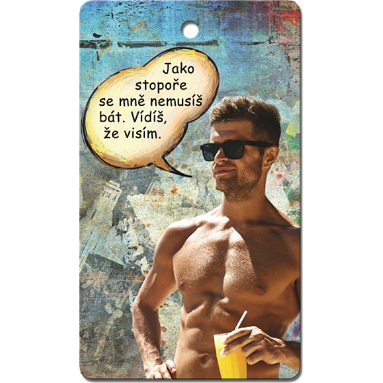 Böhmen Geschenke Aromatische Duftkarte für das Auto Als Tracker 11 x 6,3 cm