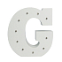 Nekupto Holz LED Buchstabe G Dekoration 16 cm
