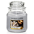 Yankee Candle Crackling Wood Fire - Knisterndes Feuer im Kamin Duftkerze Klassisches mittleres Glas 411 g