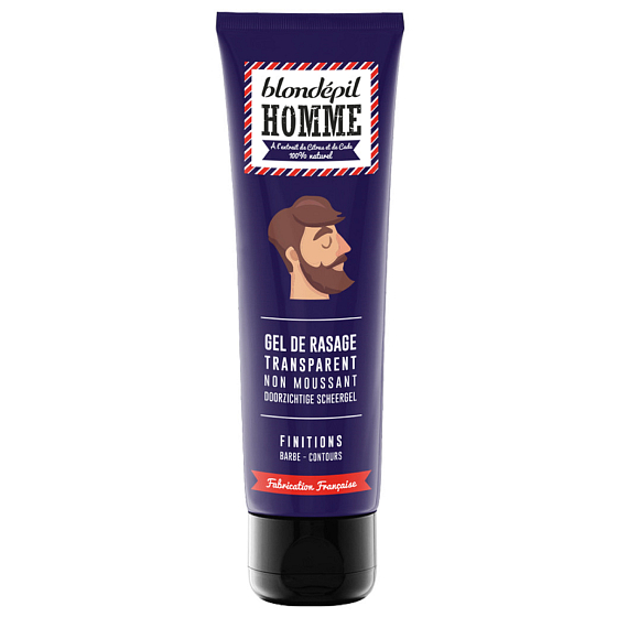 Blondépil Homme de Rasage Rasiergel für Männer 150 ml