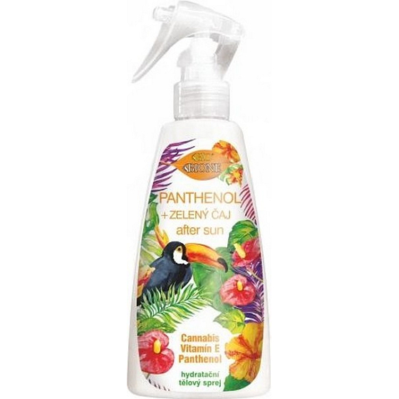Bione Cosmetics Panthenol + Grüntee-Spray nach dem Bräunen 260 ml