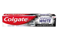 Colgate Advanced Zahnpasta zum Aufhellen von weißer Holzkohle 75 ml