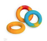 Sum-Plast Gummiring mit Duft Vanille Schwimmspielzeug für Hunde 11 cm