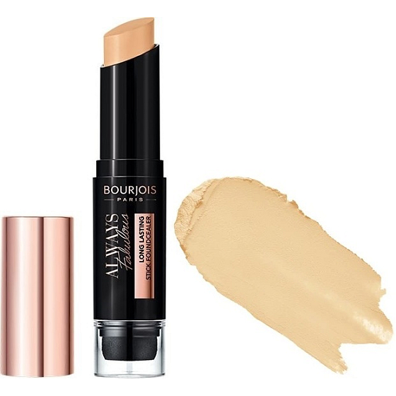 Bourjois Always Fabulous Foundcealer festes Make-up in einem Stick 2in1 110 Light Vanilla 7,3 g