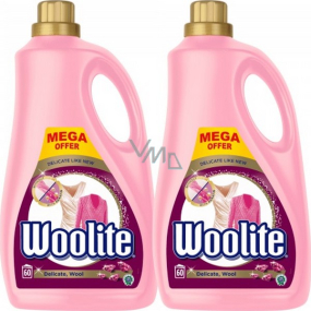 Woolite Delicate & Wool Flüssigwaschmittel für empfindliche Wäsche und Wollkleidung 120 Dosen 2 x 3,6 l