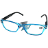 Berkeley Lesebrille +2.0 Kunststoff transparent blau, schwarze Seiten 1 Stück MC2166