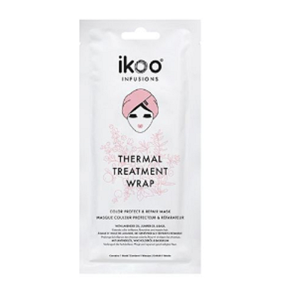Ikoo Thermal Treatment Wrap Protect & Repair Thermische Maske in einer Kappe zur Farberhaltung und Regeneration der Haare 1 Stück