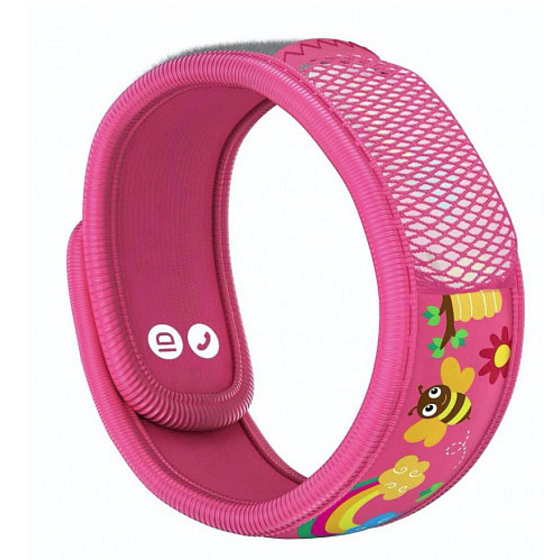 Parakito Repellent Mückenarmband für Kinder Natürliche Biene, nachfüllbar, wasserdicht, Schutz 24h / Tag - 15 Tage zum Nachfüllen + zwei Nachfüllungen