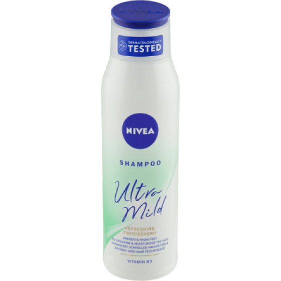 Nivea Ultra Mild Erfrischendes Shampoo für schnell schmierendes Haar 300 ml