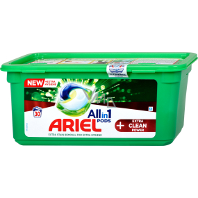 Ariel All in 1 Pods Extra Clean Power Gelkapseln universal zum Waschen 30 Stück 816 g