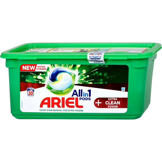 Ariel All in 1 Pods Extra Clean Power Gelkapseln universal zum Waschen 30 Stück 816 g