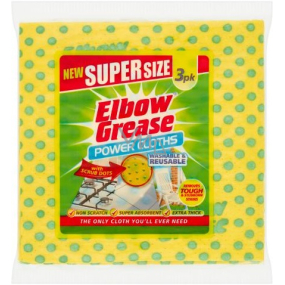 Elbow Grease Power Cloths superabsorbierende Tücher 3 Stück