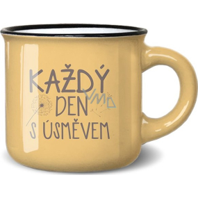 Nekupto Mini Kaffeebecher Every day with a smile 100 ml Nekupto Mini Kaffeebecher Every day with a smile 100 ml