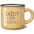 Nekupto Mini Kaffeebecher Every day with a smile 100 ml