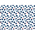 Ditipo Geschenkpapier 70 x 100 cm Weiß mit Herzen und blauen Kreisen 2 Bögen