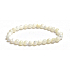 Perlenarmband elastisch Naturstein, Kugel 6 mm / 16 - 17 cm, Symbol der Weiblichkeit