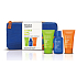 Baylis & Harding Limette und Minze Haarwaschmittel und Shampoo 100 ml + Gesichtswasser 50 ml + After Shave Balsam 50 ml + Kosmetiktasche, Kosmetikset für Männer