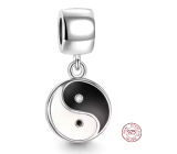 Sterling Silber 925 Yin und Yang, Anhänger Armband Symbol
