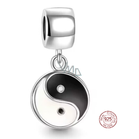 Sterling Silber 925 Yin und Yang, Anhänger Armband Symbol