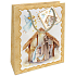 Nekupto Geschenkpapier Tasche 23 x 18 x 10 cm Weihnachten Bethlehem