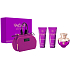Versace Dylan Purple Eau de Parfum 100 ml + Körperlotion 100 ml + Duschgel 100 ml + Handtasche, Geschenkset für Frauen
