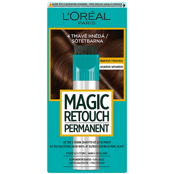Loreal Paris Magic Retouch Permanente Haarfarbe 4 dunkelbraun 45 ml