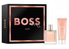 Hugo Boss Alive Eau de Parfum 50 ml + Körperlotion 75 ml, Geschenkset für Frauen