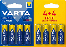 Varta High Energy, Batterie AA, Alcaline, 8 Stück