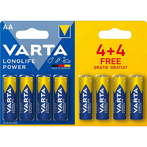 Varta High Energy, Batterie AA, Alcaline, 8 Stück