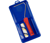 Spokar Nylon Bodenroller zum Malen mit Halter und Farbwanne, 100 mm