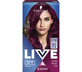 Schwarzkopf Live Colour + Lift Haarfarbe Ultra Violett L76, 60 ml