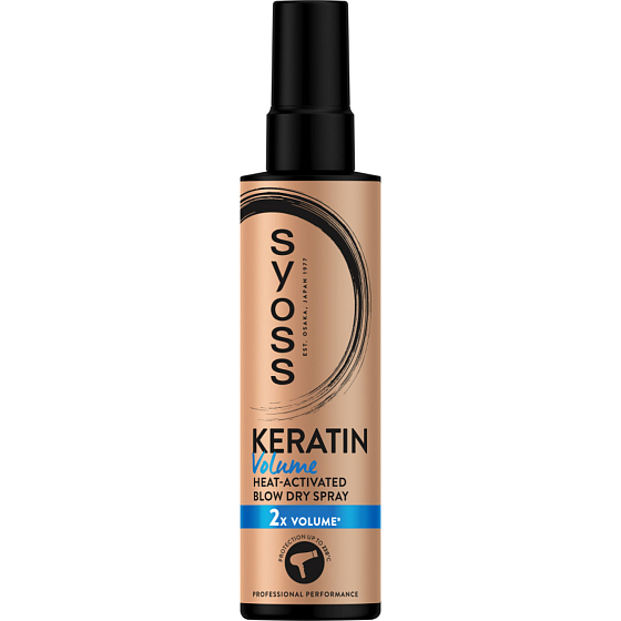 Syoss Spray zum Hitzeschutz für Haare Keratin Volume 200ml