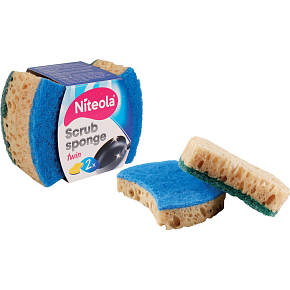 Niteola Twin Schwamm für Geschirr 2 Stück