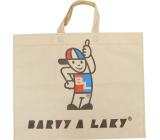 BALhome Nákupní taška béžová, 50 x 40 x 7,5 cm