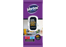 Vortex vlhčené čisticí ubrousky na dřevo a nábytek, 48 ks