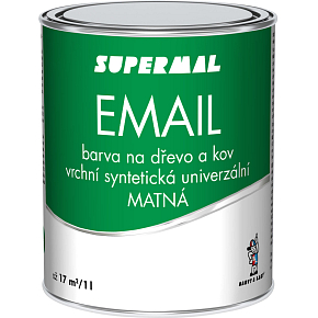 Supermal Email S2013 0100 weiß matt, 0,6 l
