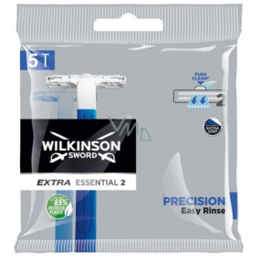 Wilkinson Extra 2 Precision Einweg-Rasierer 2 Klingen 5 Stück