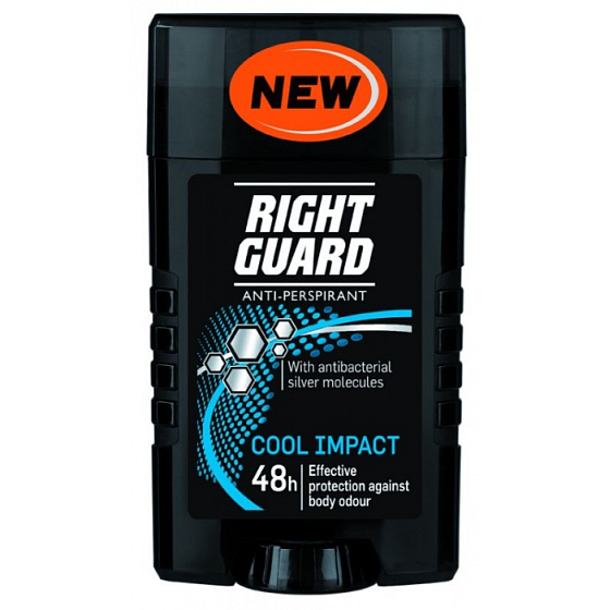 Right Guard Cool Impact Antitranspirant Deodorant Stick für Männer 50 ml