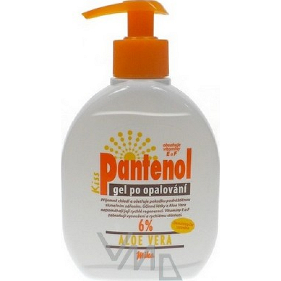 Mika Panthenol 6% mit Aloe Vera Gel nach Sonnenbad 300 ml mit Pumpe