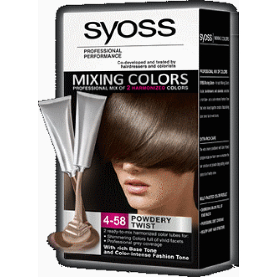 Syoss Mixing Colors lang anhaltende Haarfarbe 4-58 Mokaccino Twist