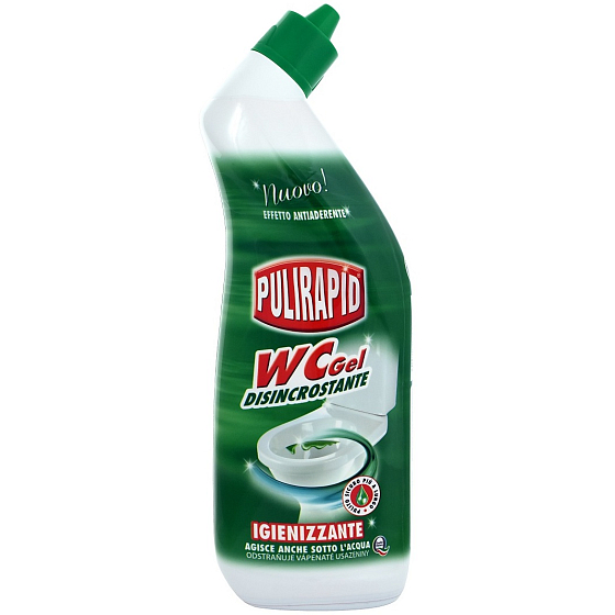 Pulirapid Wc Gel Reinigungsgel für Toilettenschüsseln mit dem Duft des Meeres 750 ml