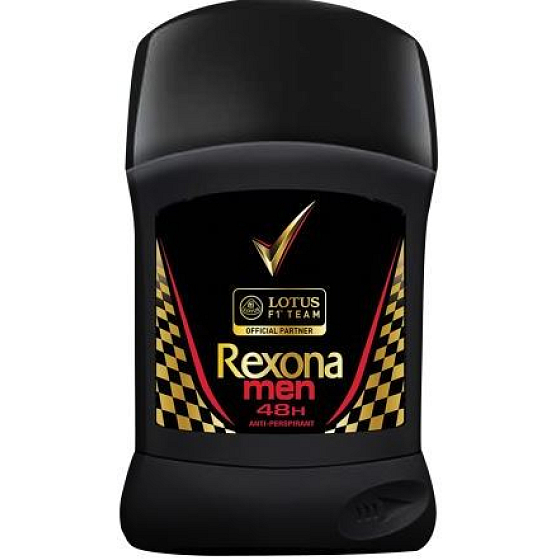 Rexona Herren Adrenalin Lotus F1 Team Special Edition Antitranspirant Deodorant Stick für Männer 50 ml