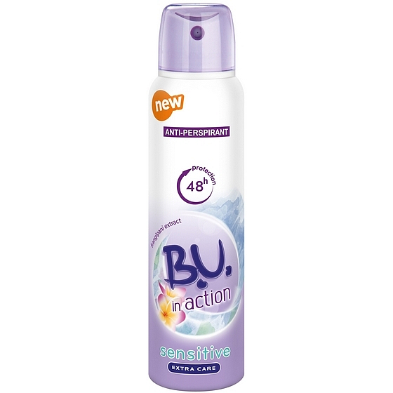 BU In Aktion Empfindliches Antitranspirant Deodorant Spray für Frauen 150 ml