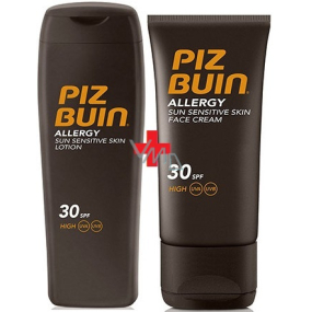 Piz Buin Allergy SPF30 Sonnenschutz 200 ml + SPF60 Sonnenschutz 50 ml, Duopack