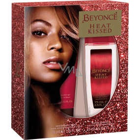 Beyoncé Heat Kissed parfümiertes Deodorantglas für Frauen 75 ml + Körperlotion 75 ml, Kosmetikset